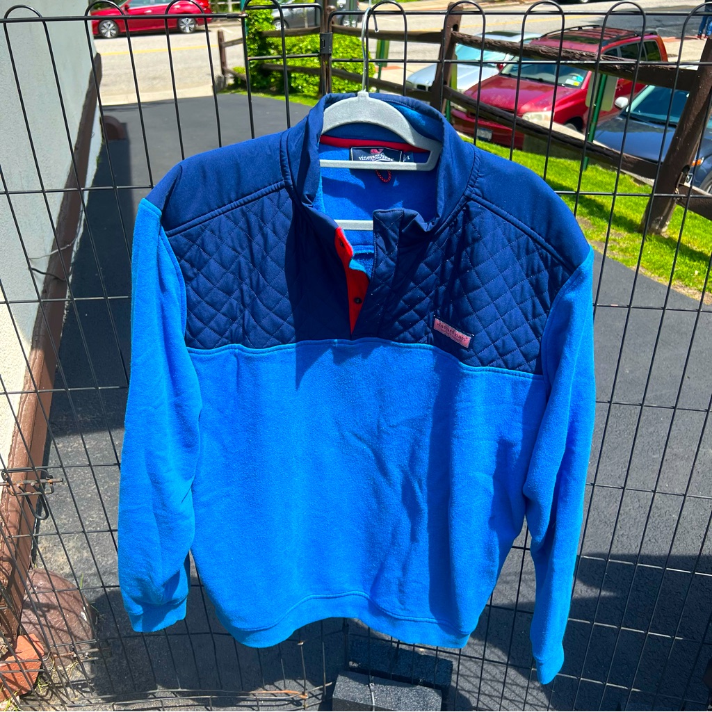 Vineyard Vines Sweatshirt  Blue  L  Mens  Rare Find